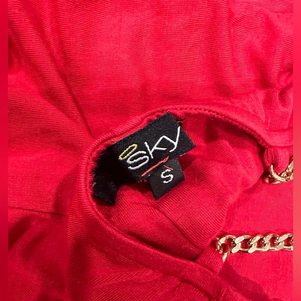 Sky Clothing mini dress in red size small. Worn twice. - Picture 3 of 6